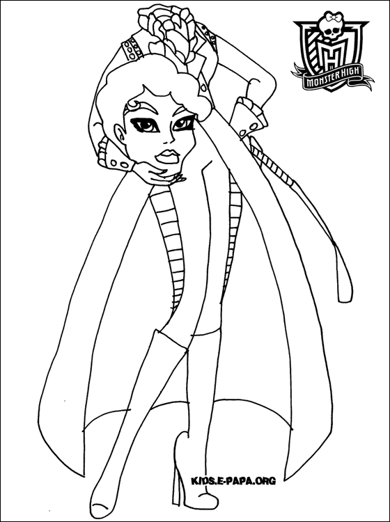 Headless Headmistress Bloodgood Kolorowanki Monster High