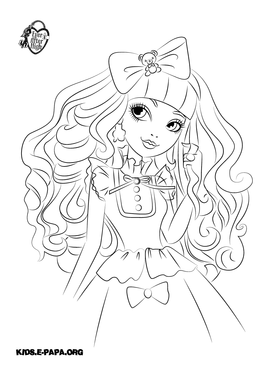 maddie hatter coloring pages - photo #13