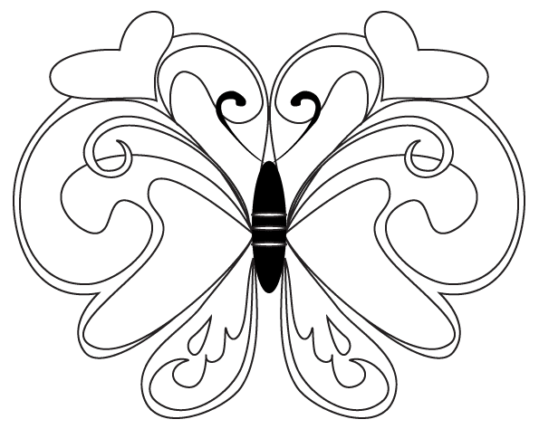 Motyl Kolorowanki Motyle