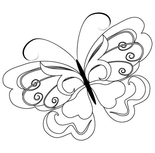 Motyl Kolorowanki Motyle