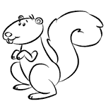 Jak narysować wiewiórka|